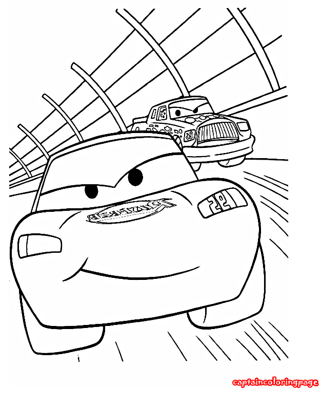 Lightning McQueen Coloring Pages