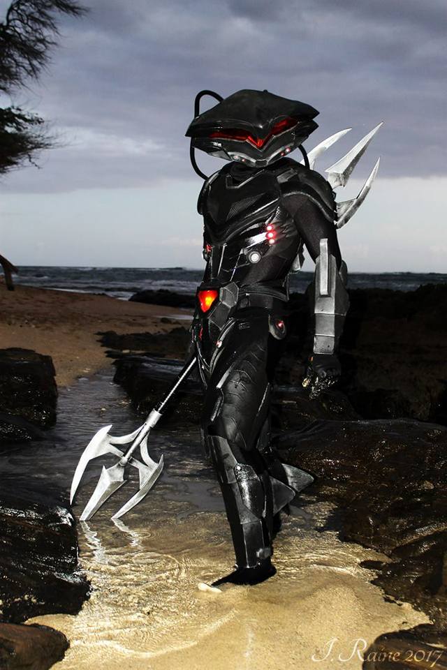 Calvin's Canadian Cave of Coolness Black Manta Cosplay by