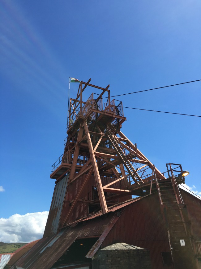 Blaenavon-Big-Pit-and-Ironworks-A-Toddler-Explores-pit-head-wheel
