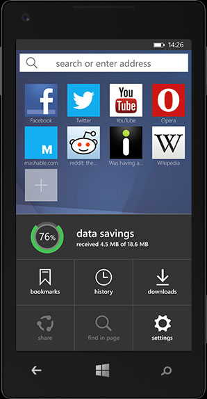 Opera mini cho windowphone Opera mini cho windowphone