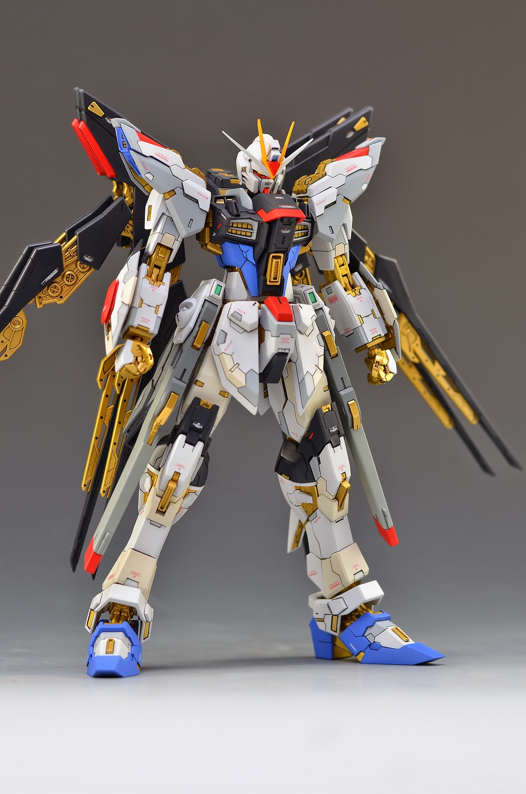 Custom Build MG 1/100 ZMGFX20A Strike Freedom Gundam + Conversion kit