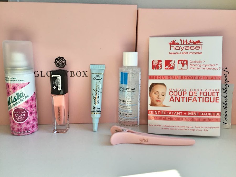 GLOSSYBOX DE MARS Ecrin et blush