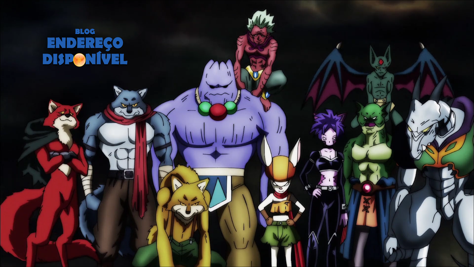Dragon Ball Super Torneio do Poder Personagens universo 7 by