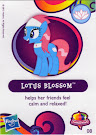 My Little Pony Wave 10 Lotus Blossom Blind Bag Card