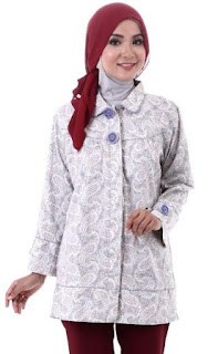 Gambar Model Baju Batik Muslim Modern Terbaru Gambar Model Baju Batik Muslim Modern Terbaru
