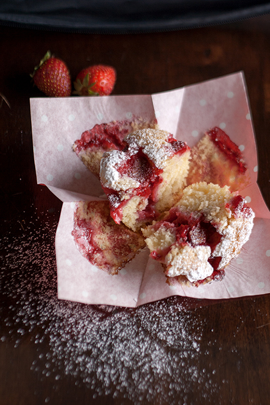 Feinste Erdbeer-Kokos-Muffins ~ Christina&amp;#39;s Catchy Cakes