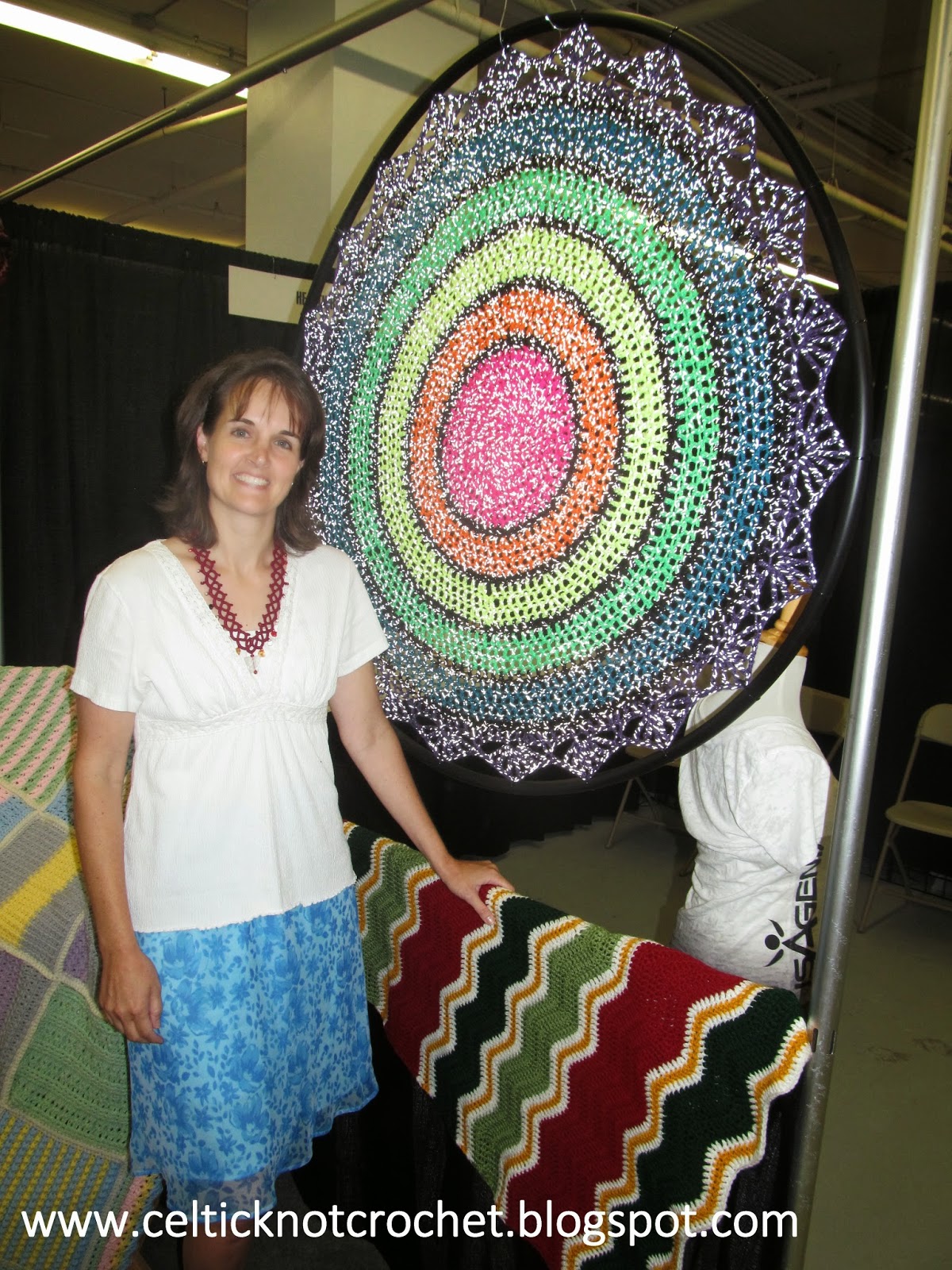 Celtic Knot Crochet Red Heart sponsored the Knit and Crochet Show Yarn