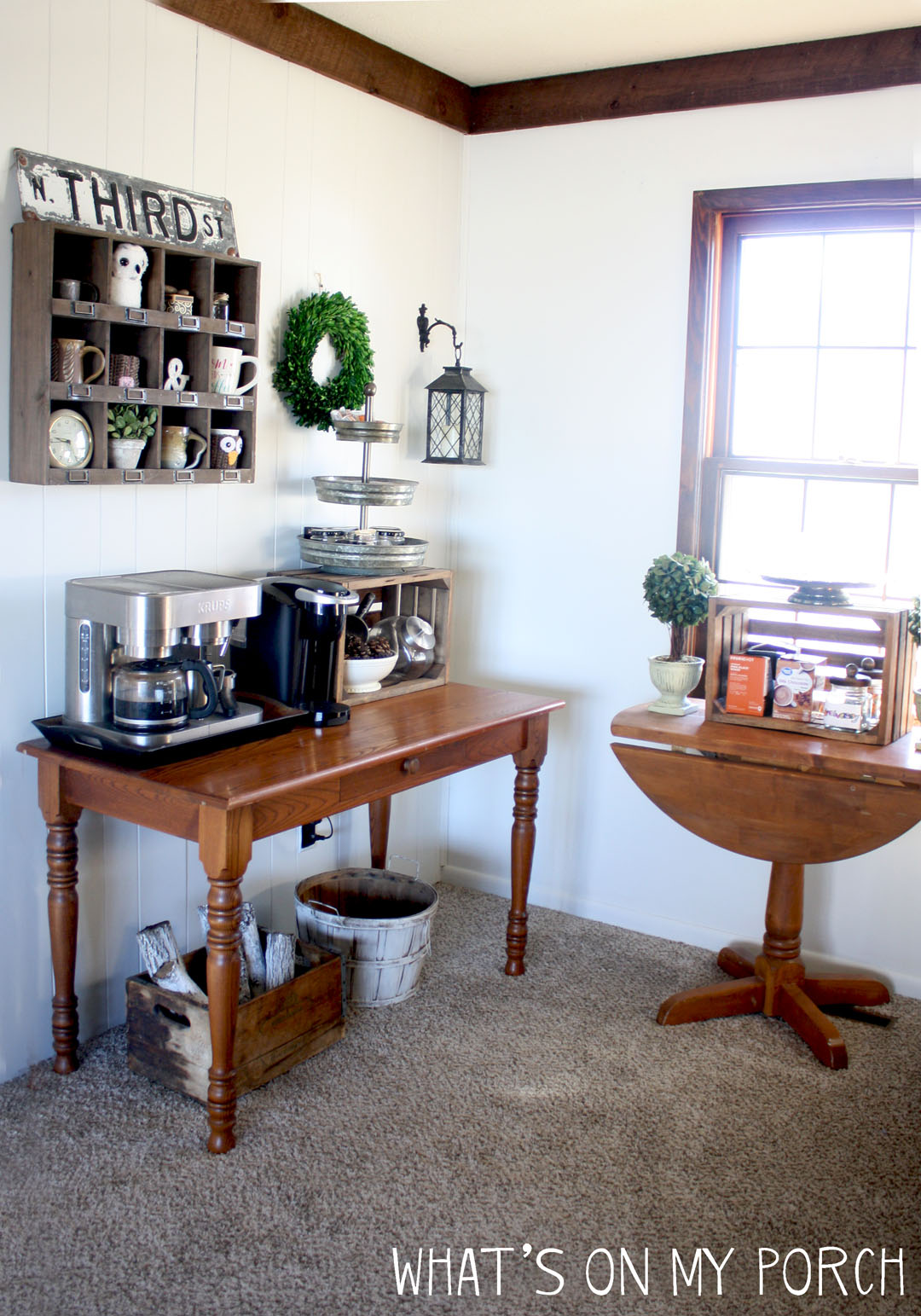 My Porch Prints How to Make Your Own Coffee Bar