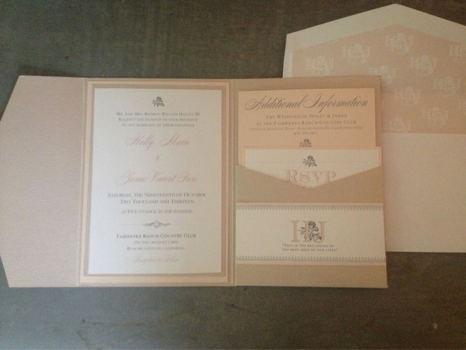 Dani S Details Blush And Champagne Wedding Invitations Blush And Champagne Wedding Invitations