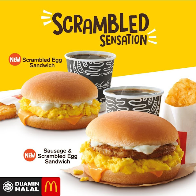 McDonald’s Perkenal Scrambled Egg Sandwich Sebagai Menu Sarapan Pagi Terbaharu