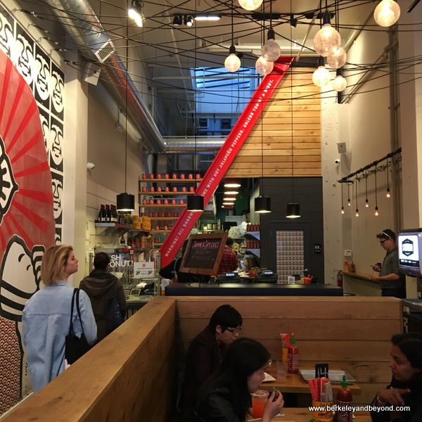 interior of Bun Mee Vietnamese sandwich shop in San Francisco interior of Bun Mee Vietnamese sandwich shop in San Francisco
