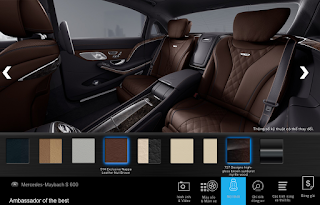 Màu nội thất ốp gỗ Designo Sunburst Myrtle màu Nâu bóng Mercedes Maybach S600 2017 Nội thất Mercedes Maybach S600 2017 màu Nâu Nut (514)