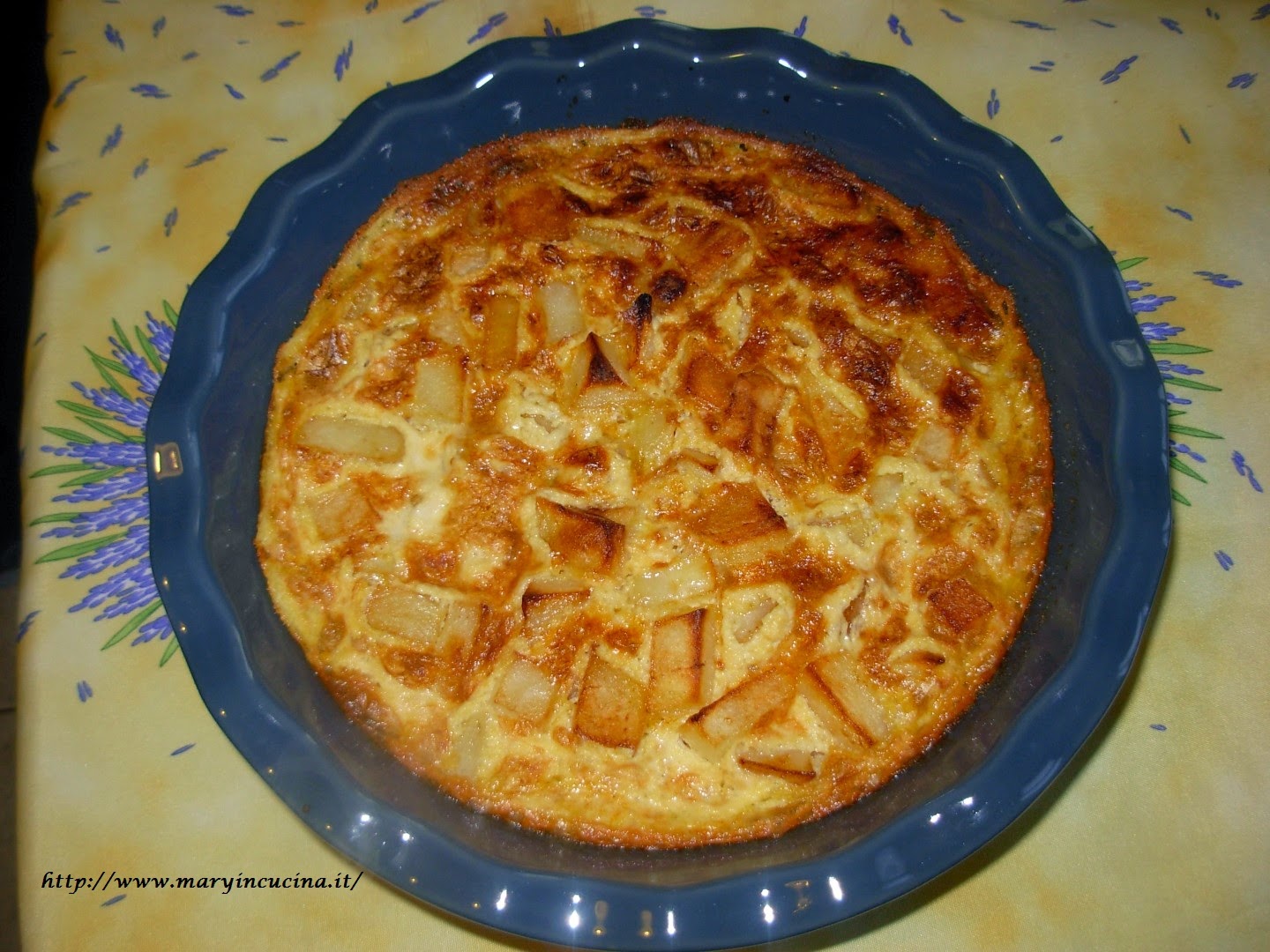 farittata al forno con patatine