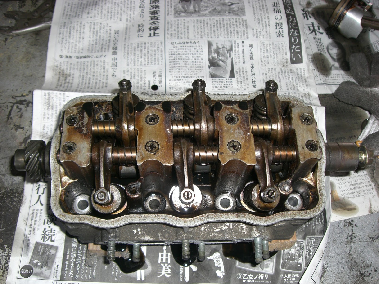 4x4 Top Road Custom: ジムニＪＡ１１パート２シリンダーヘッド