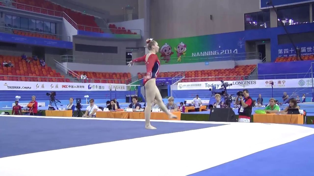 Gymnastics and More!: MyKayla Skinner - FX - 2014 World Championships ...
