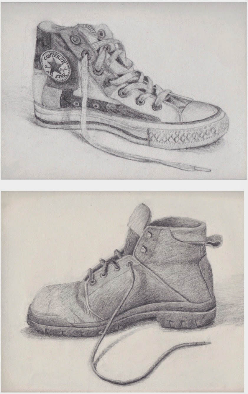 The Rolling Artroom Shoes Drawing Class 2nd Semester