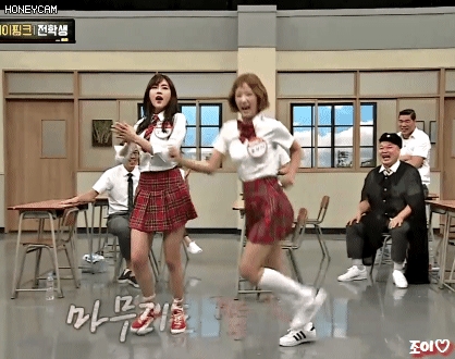 현시간 아는형님 뉴페이스 추는 나은,보미,하영.gif | 인스티즈