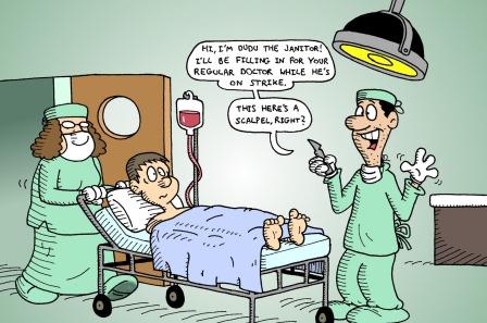 Conversational Jokes Between Doctor And Patient