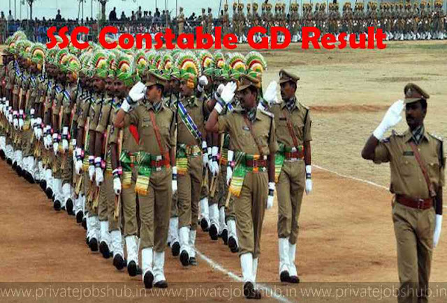 SSC Constable GD Results SSC Constable GD Results
