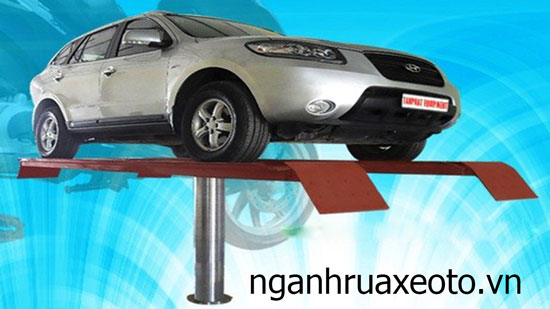 Cầu nâng rửa xe ô tô 1 trụ