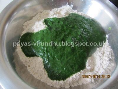 Priya's Virundhu: Spinach Chapathi/Palak Chapathi/Green Chapathi ...