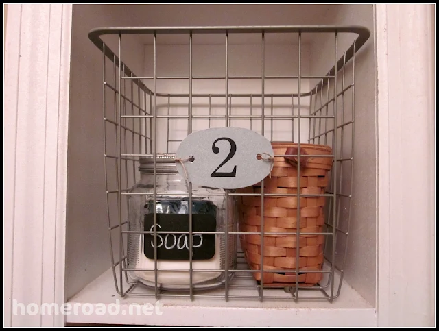 Storage solutions and DIY Numbered Tags