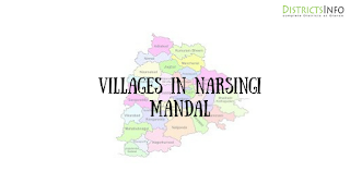 Narsingi Mandal with villages 
