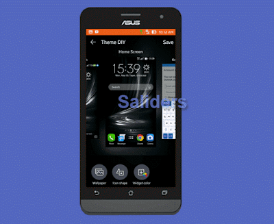 saliders, Beginilah cara termudah membuat tema smartphone sendiri tanpa pc, cara membuat tema nadroid langsung pada smartphone, cara membuat theme menggunakan hape