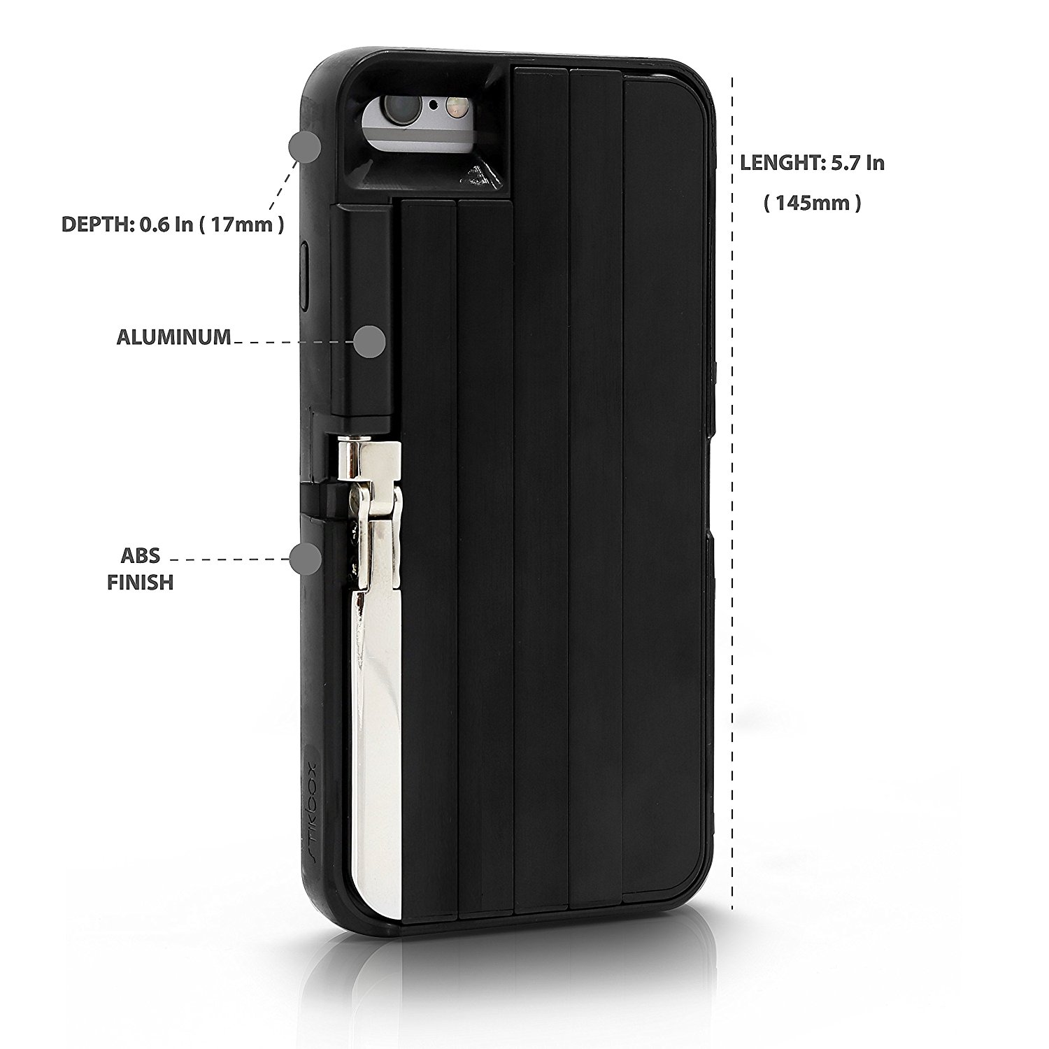 JerrySwans Portable Selfie Stick Phone Case