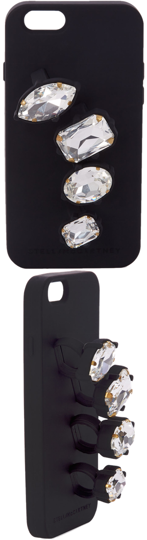 Stella McCartney Rhinestone Knuckle Ring iPhone 6 Case, Black