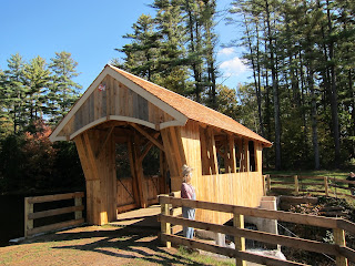 What Simon Does All Day: Wason Pond Covered Bridge Ribbon Cutting