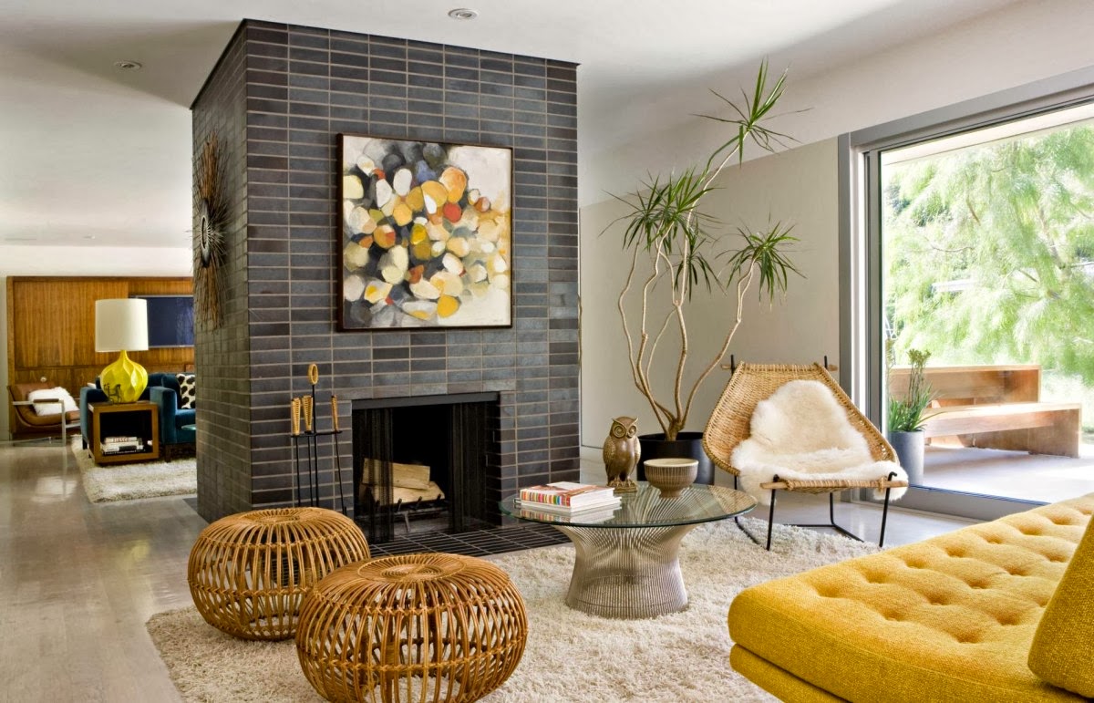 Adding Bright Pops of color into Modern Mid Century Home ...