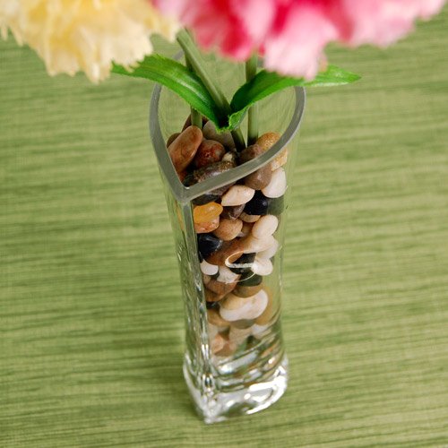 Small Glass Heart Shaped Vase Unxia