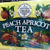 Mlesna Pure Ceylon Black Tea with Peach Apricot Flavour Extract 50 Tea Bags (100g) 1 Box.