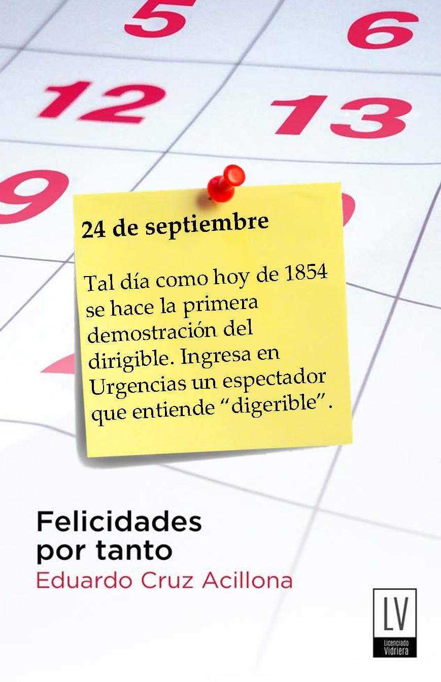 Más claro, agua 24 de septiembre