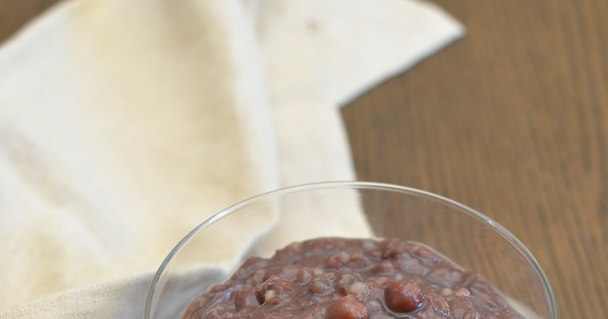 Playing with Flour Chilled red bean dessert soup