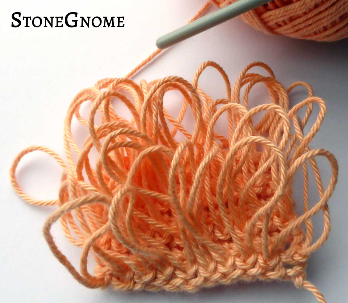 Tutorial Locked Loop Stitch StoneGnome