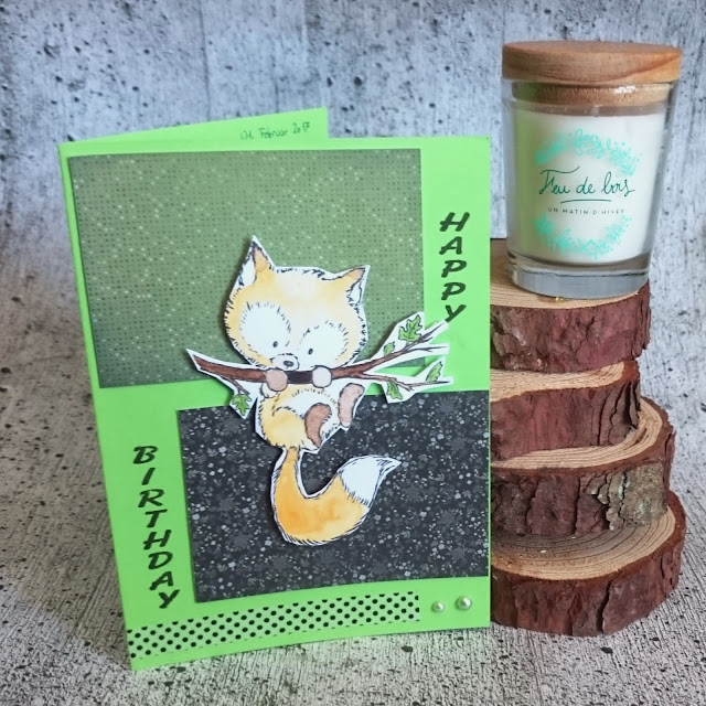 [DIY] Ausgefuchste Geburtstagskarte - Fox on Branch