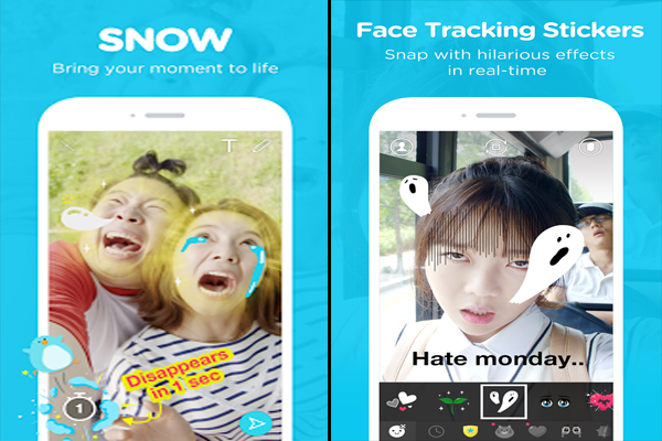 SNOW - Selfie, Motion Sticker