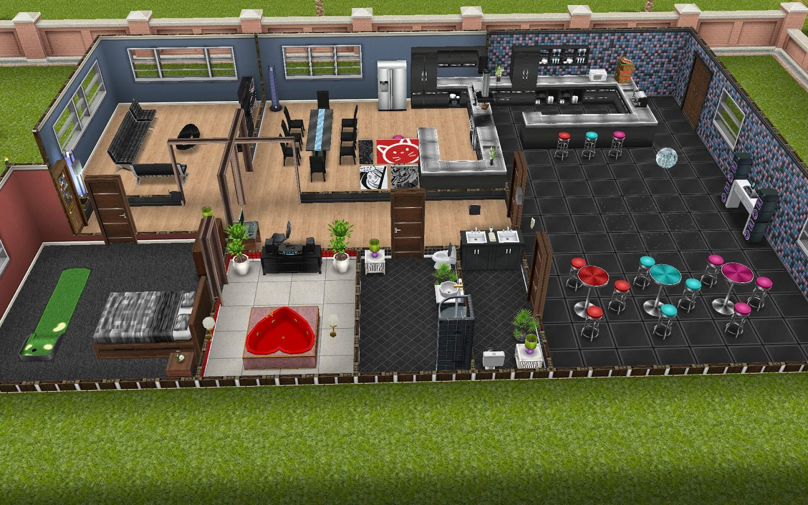 Sims Freeplay Housing The Club House