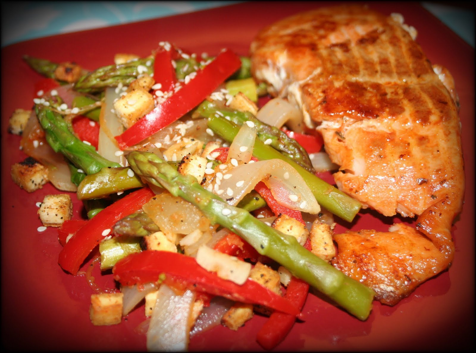 The M & B Chronicles Recipe 2 Sautéed Asparagus and Tofu StirFry