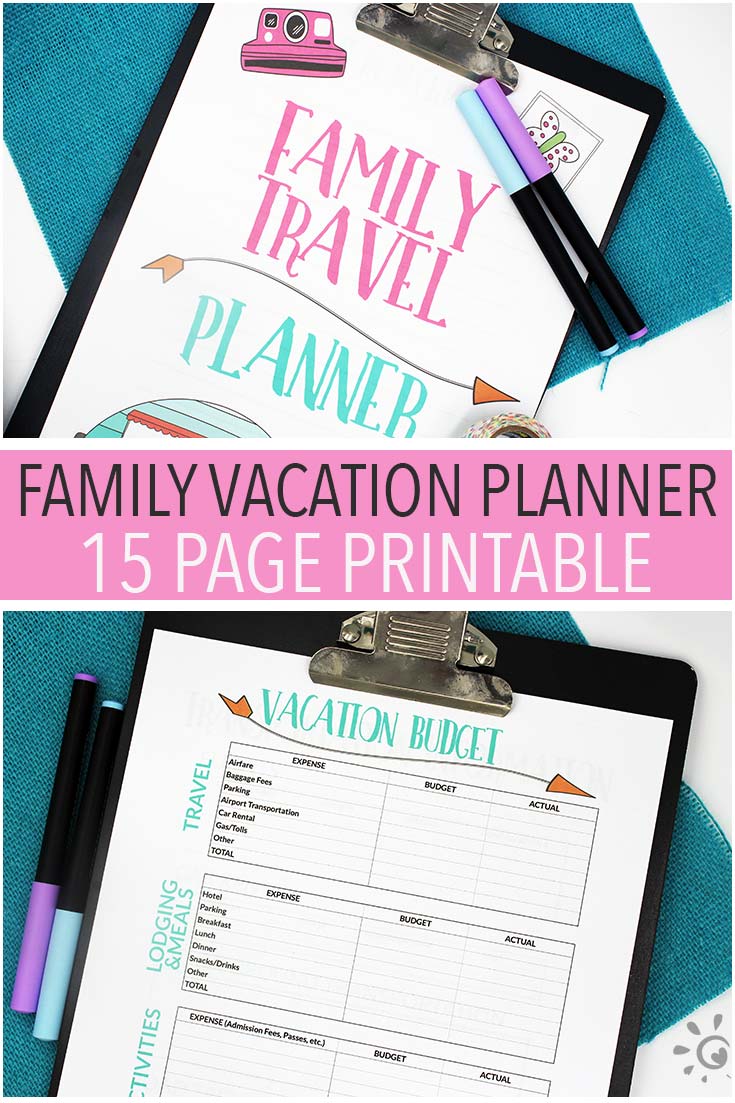 The Ultimate Printable Vacation Planner For Families Sunny Day Family