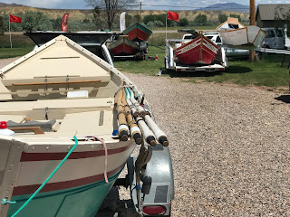 Whitewater dory boats