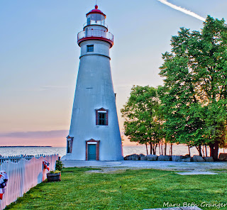 Marblehead Lighthouse on Lake Erie in Ohio photo by mbgphoto
