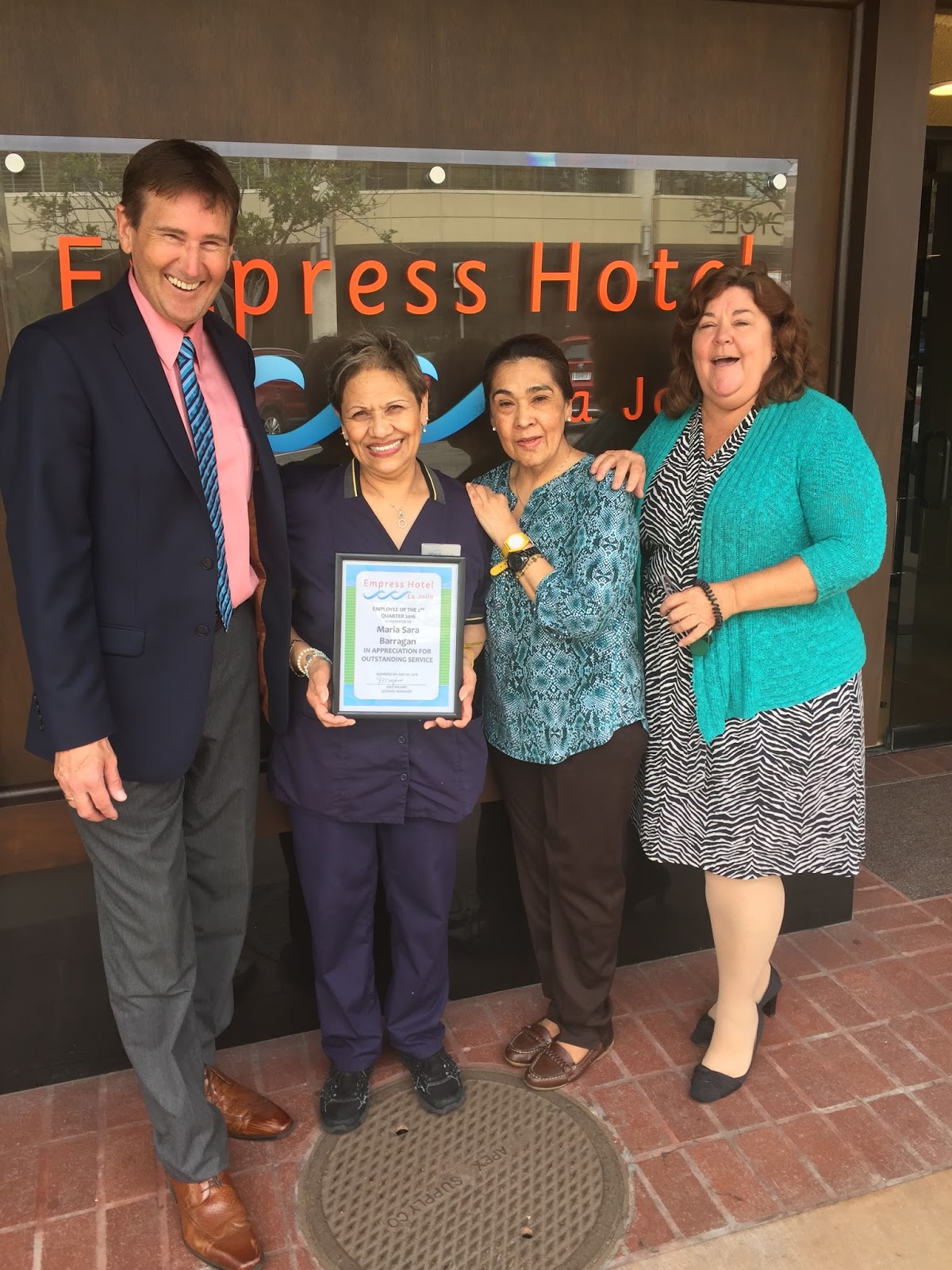 Exceptional Experiences Empress Hotel Names "Employee of the 2nd Quarter"
