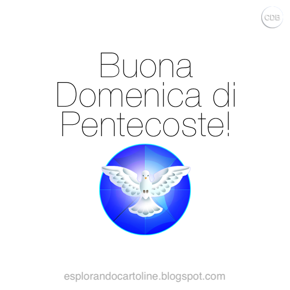 Esplorando Cartoline CDB Cartolina Cartolina 🕊 BUONA DOMENICA DI PENTECOSTE! Con Immagine di Esplorando Cartoline CDB Cartolina Cartolina 🕊 BUONA DOMENICA DI PENTECOSTE! Con Immagine di