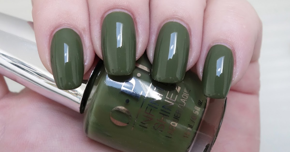 Lacquer Slacker Liz OPI Olive for Green