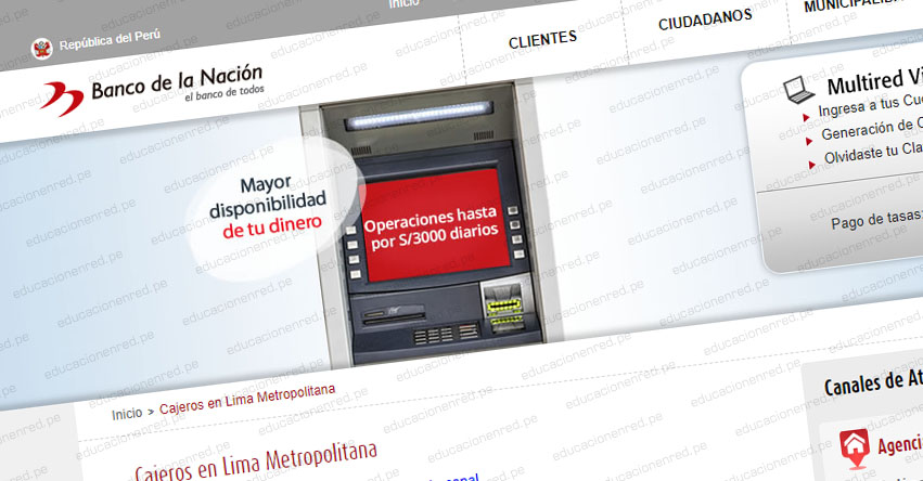 COMUNICADO BANCO DE LA NACIÓN: Pensionistas ONP podrán cobrar pensión adelantada de abril en cajeros automáticos y agentes MultiRed - www.bn.com.pe COMUNICADO BANCO DE LA NACIÓN: Pensionistas ONP podrán cobrar pensión adelantada de abril en cajeros automáticos y agentes MultiRed - www.bn.com.pe