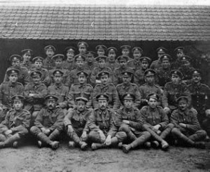 Photo du bataillon de Norfolk disparu