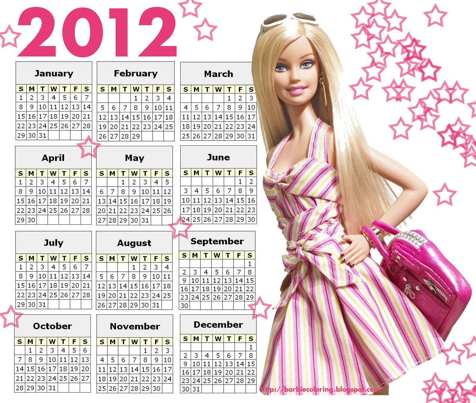 barbie-coloring-pages-2012-barbie-calendar-free-printable